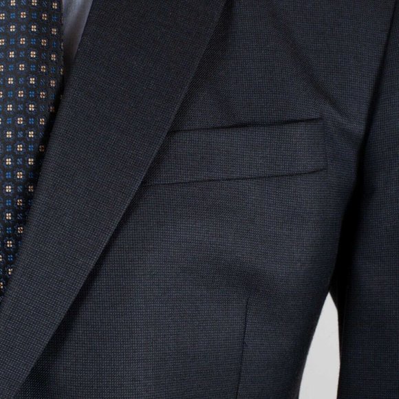 Vintage USA Brooks Brothers 45R Saxxon Madison pinhead weave Suit Jacket Blazer - Picture 2 of 11